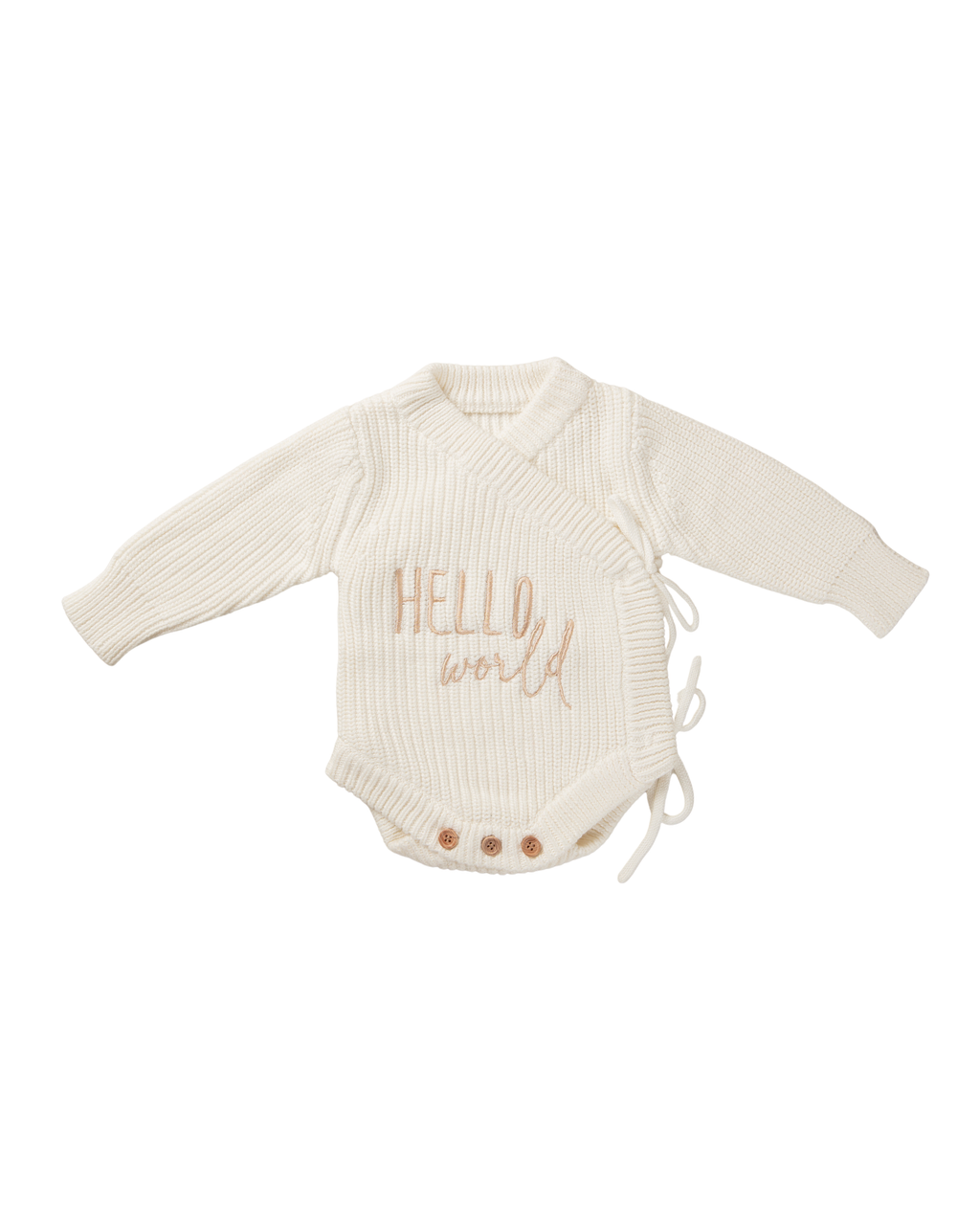 Camille — Cream Knit Romper