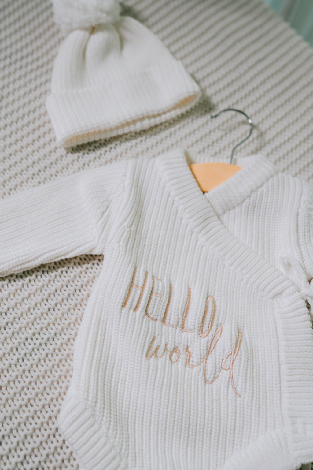 Camille — Cream Knit Romper