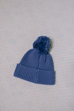 Noé Set — Navy Booties + Beanie