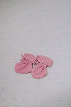 Margot Set — Pink Booties + Bow Headband
