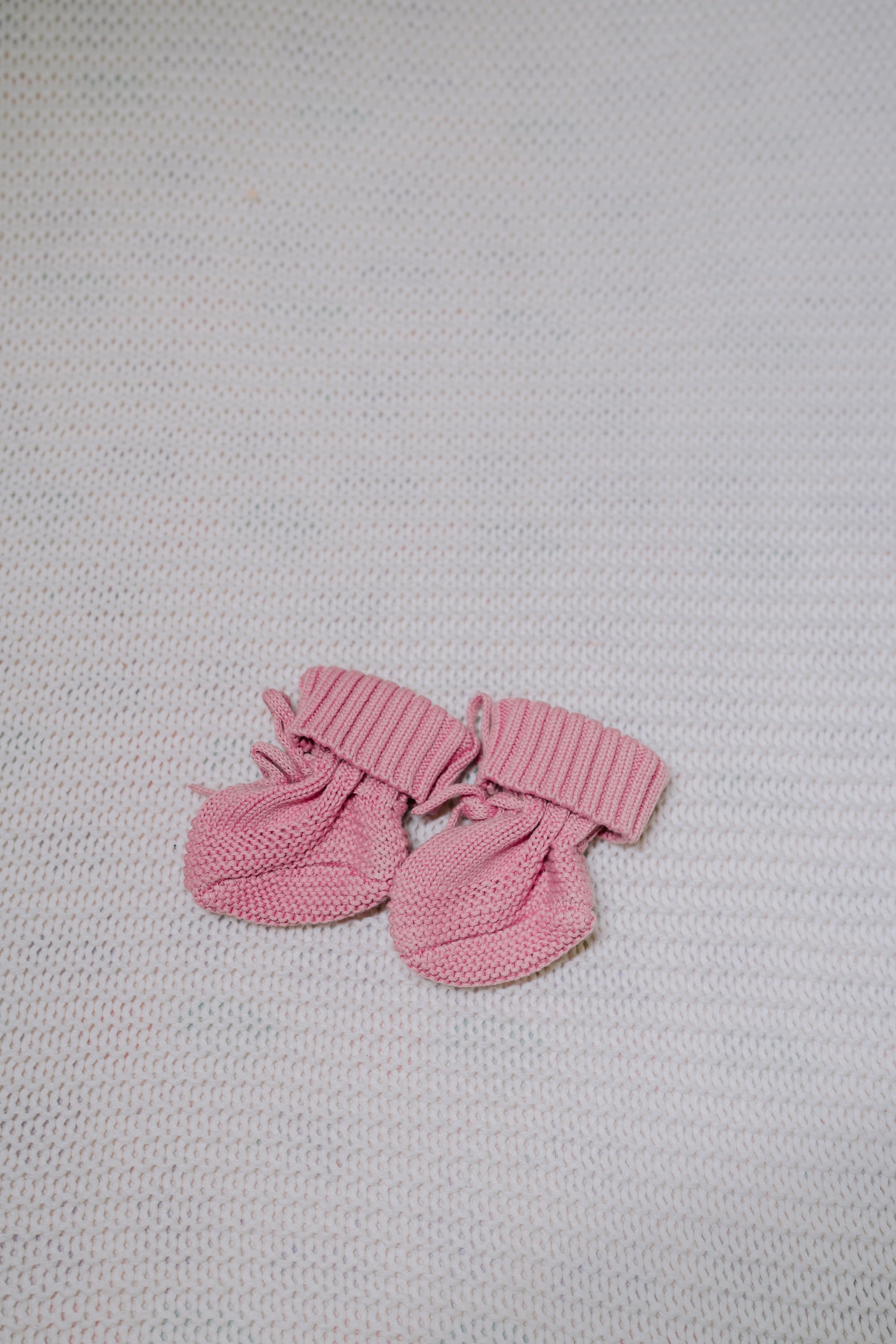 Margot Set — Pink Booties + Bow Headband