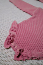 Amélie — Blush Pink Knit Romper