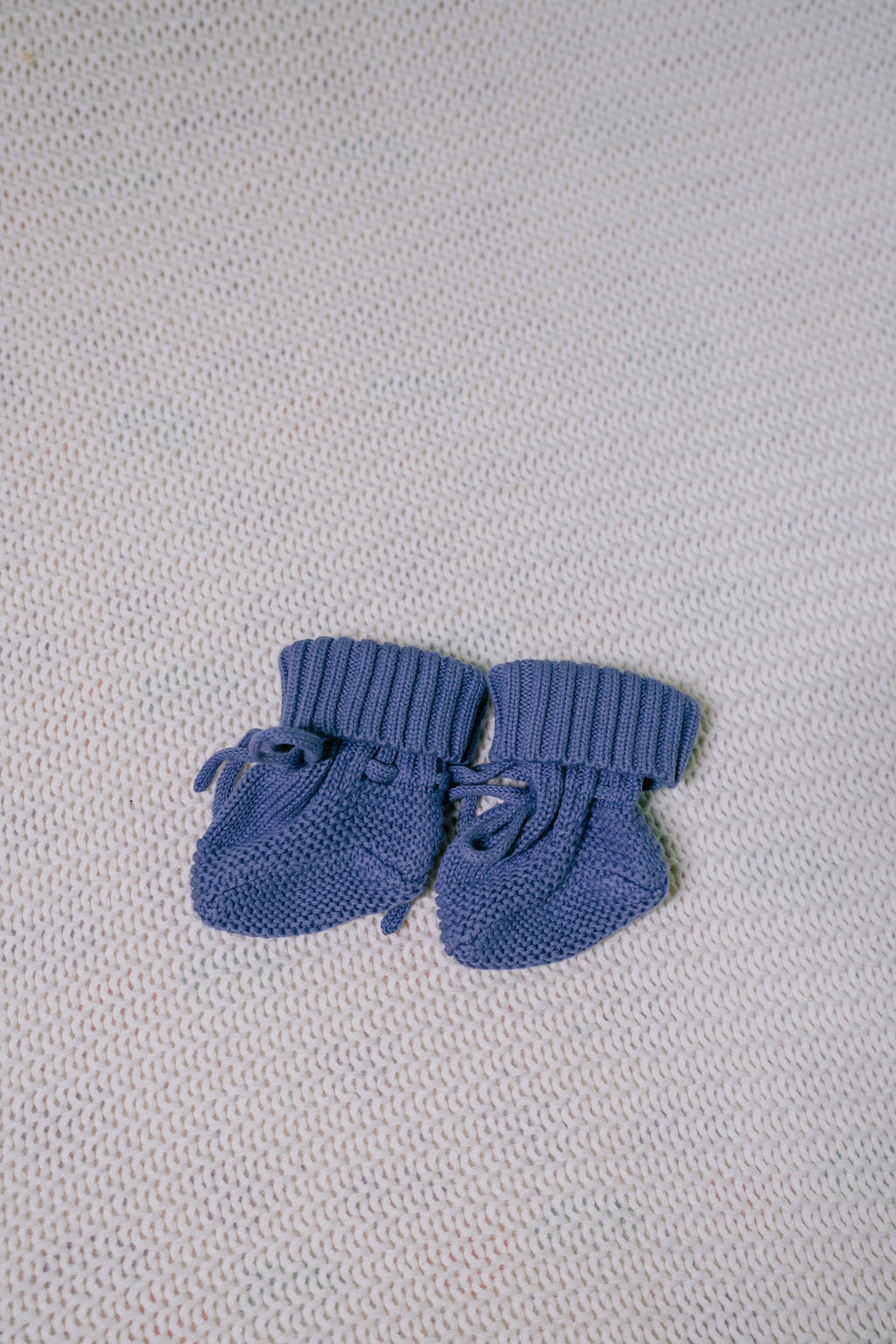 Noé Set — Navy Booties + Beanie