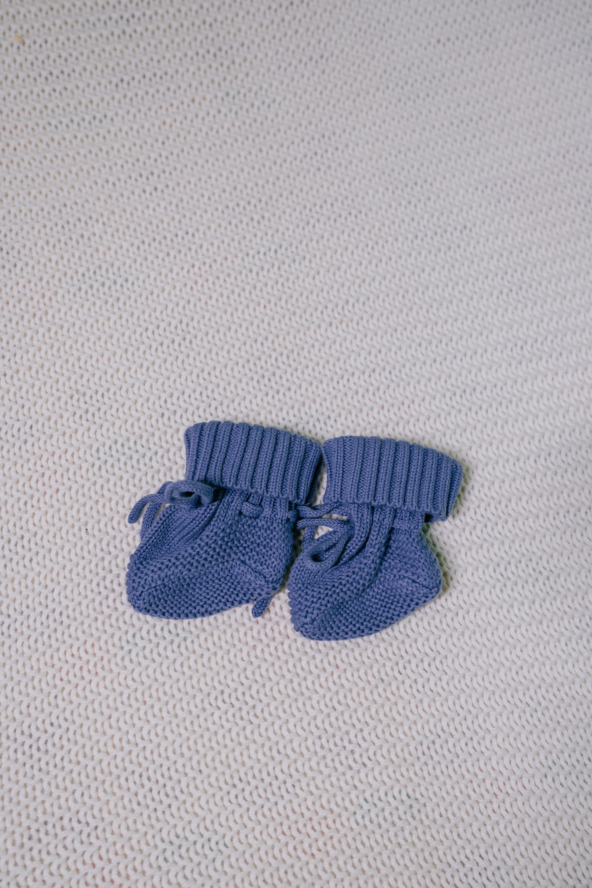 Noé Set — Navy Booties + Beanie