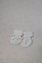 Éloi Set — Cream Booties + Beanie