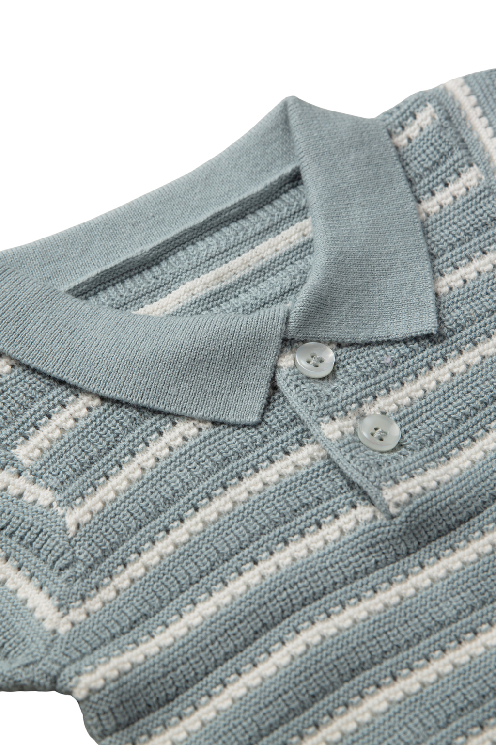 raphaël - blue knit romper