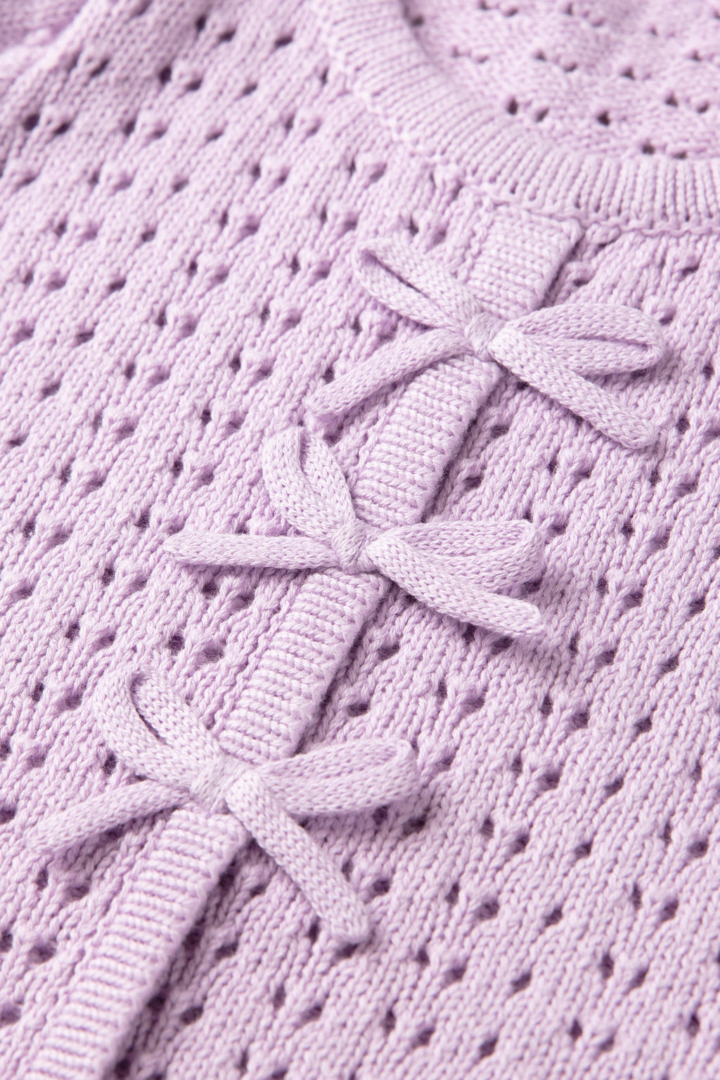odette - lavender knit romper