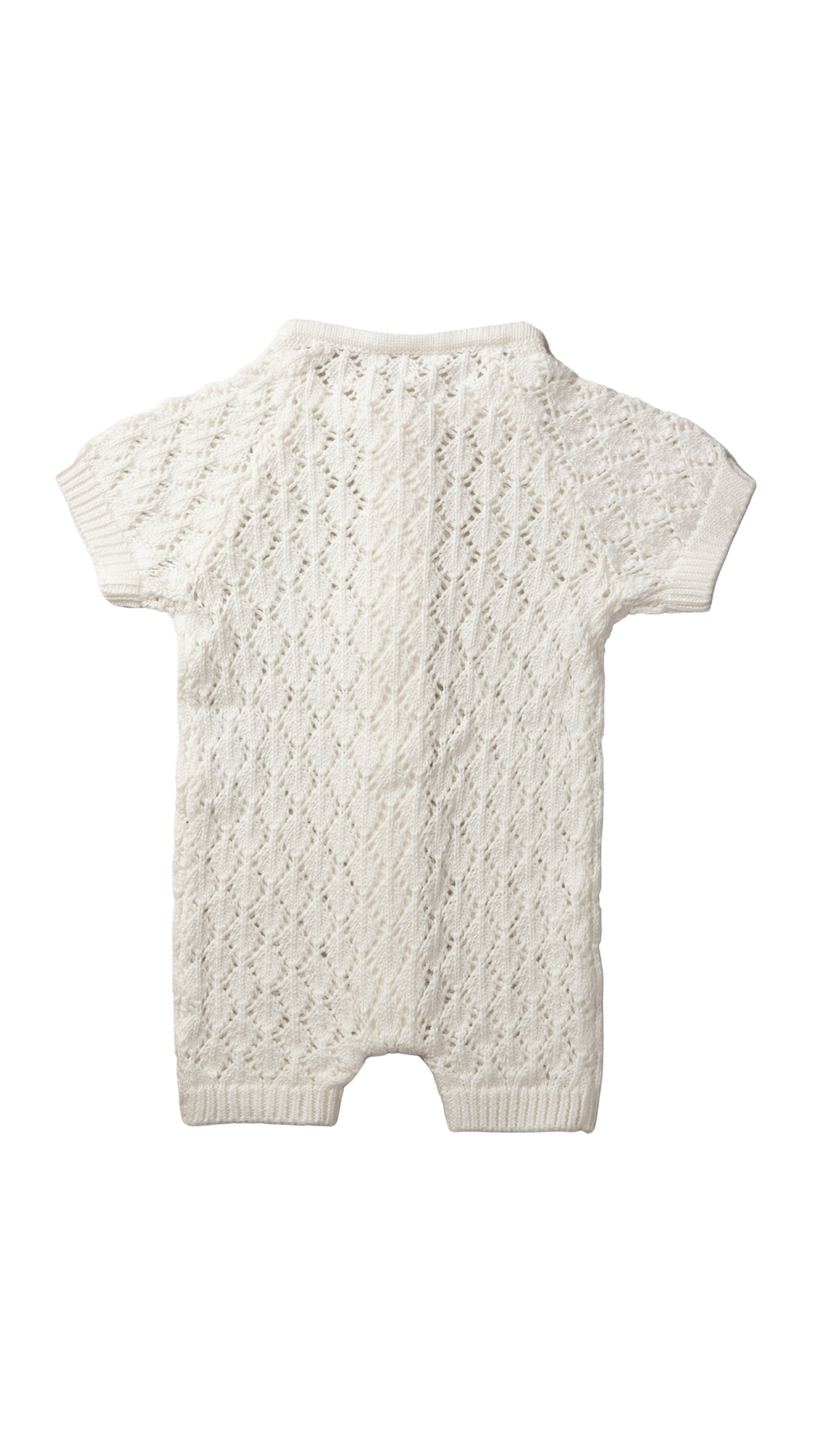 céleste - white knit romper
