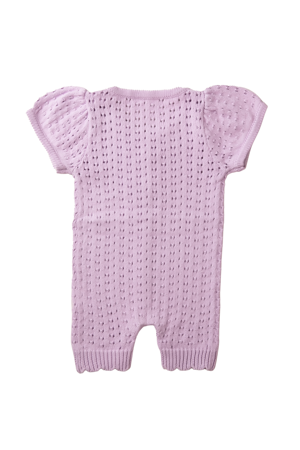 odette - lavender knit romper
