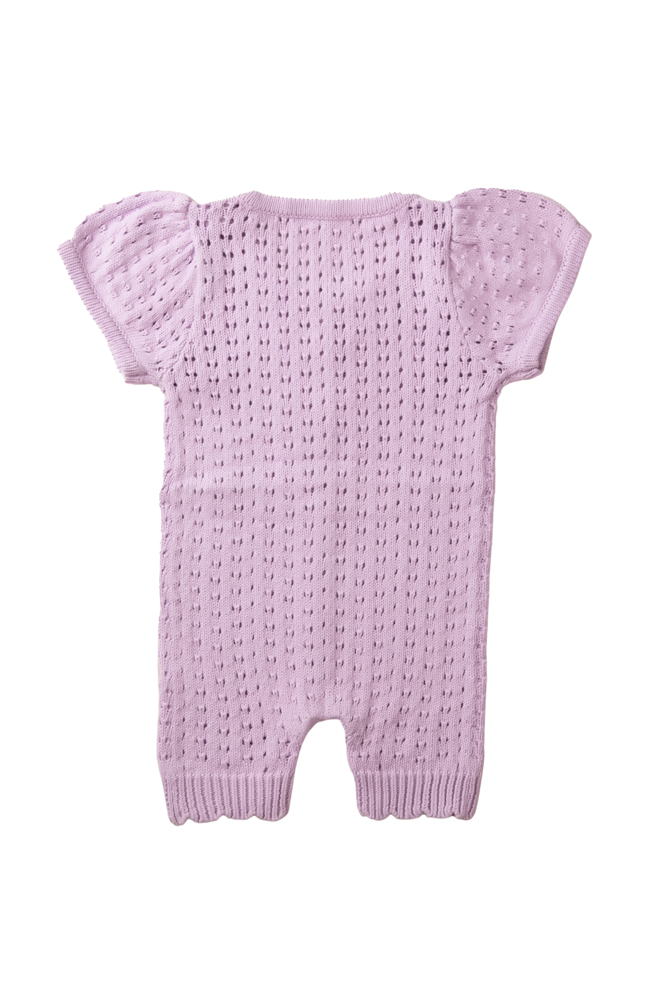 odette - lavender knit romper