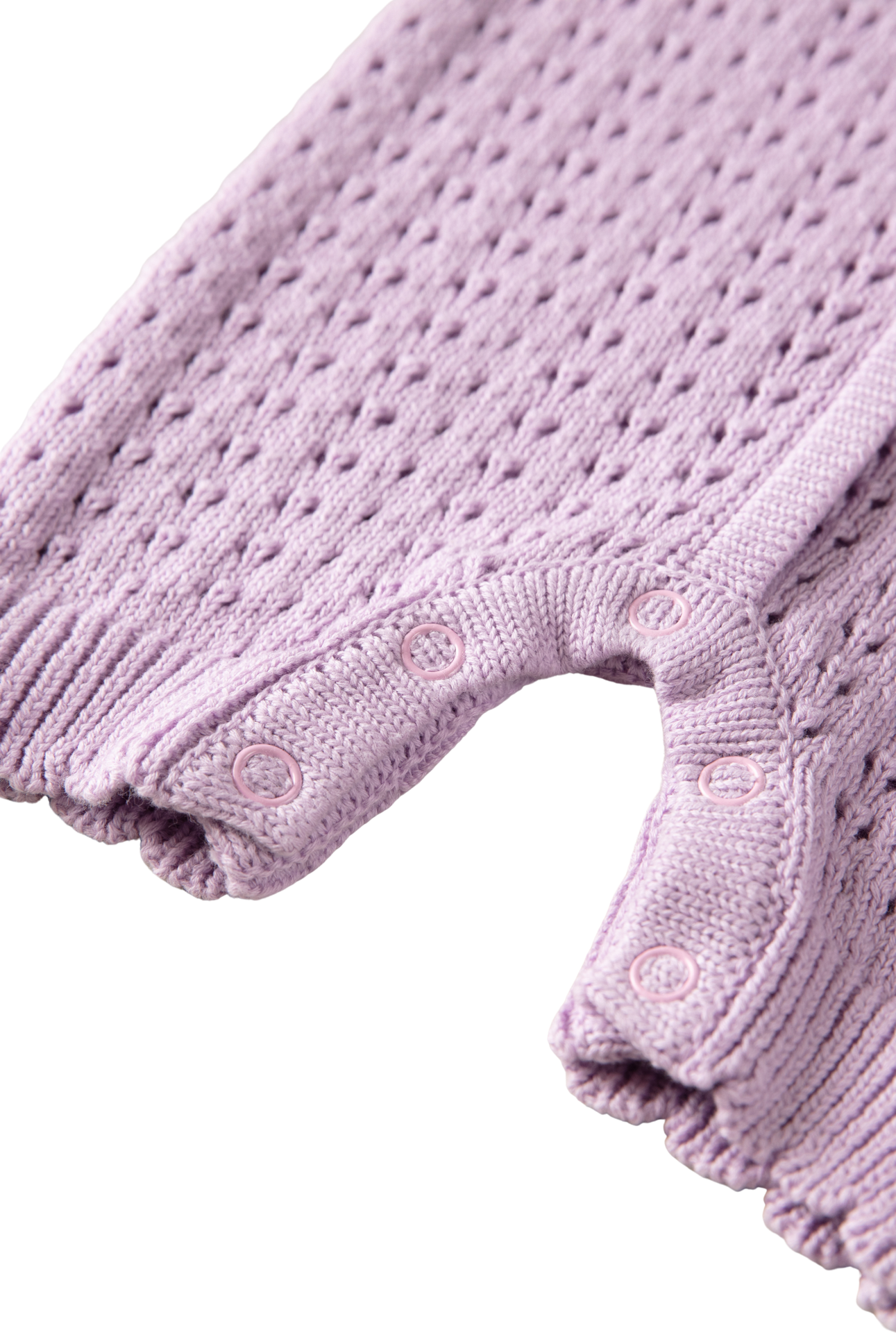 odette - lavender knit romper